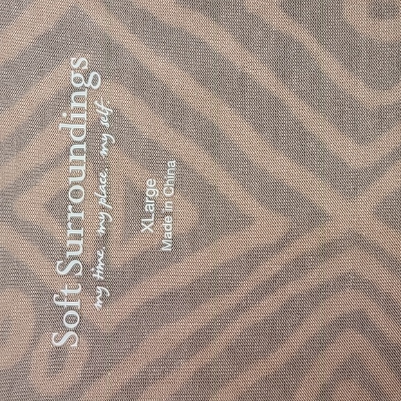 Soft Surroundings TulumTribal Bohemian Sleeveless Maxi Dress Brown Beige Size XL - Picture 11 of 12